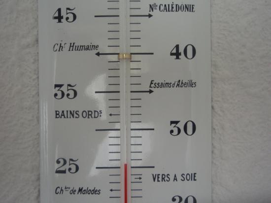 Thermomètre mural