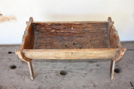 Ruche tronc transformée en égouttoir (Briançonnais)